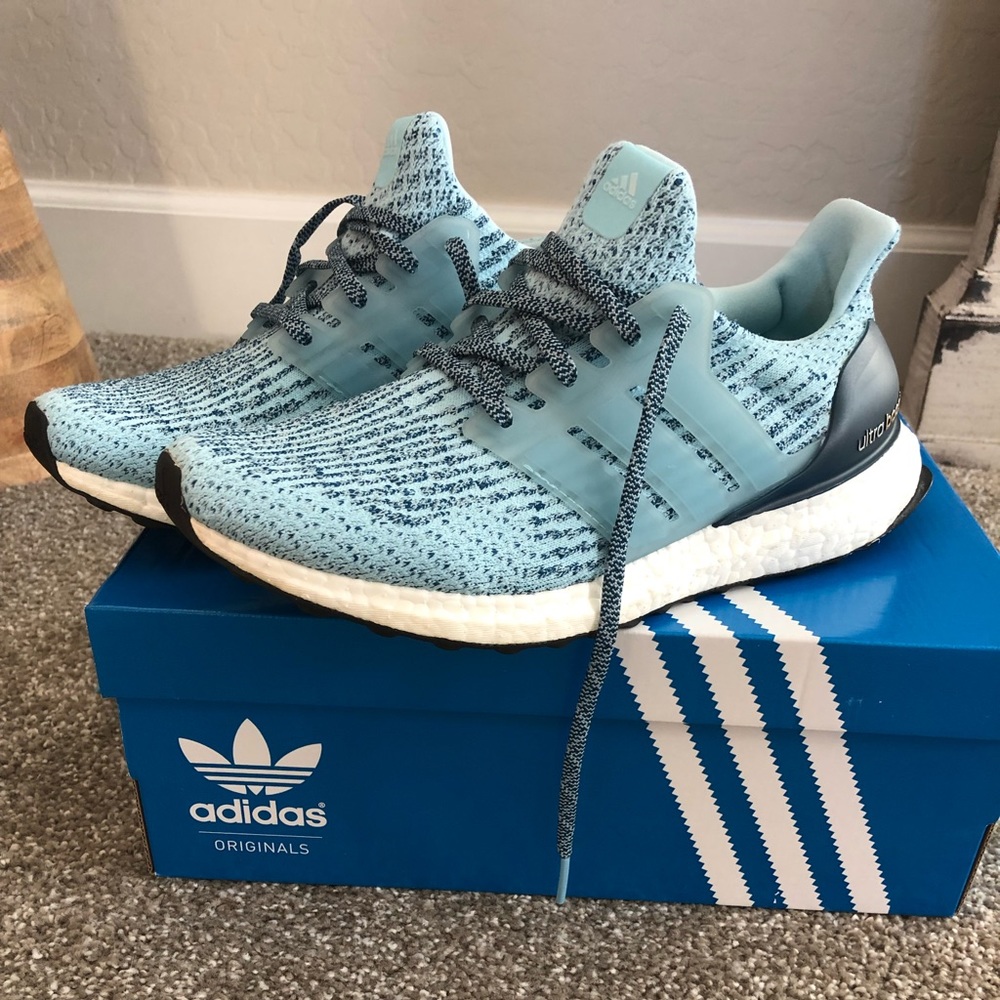 Blue women’s Adidas ultra boost